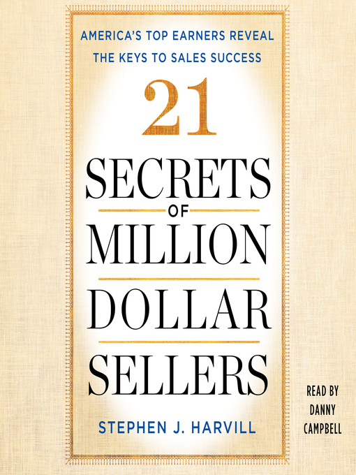 Cover image for 21 Secrets of Million-Dollar Sellers